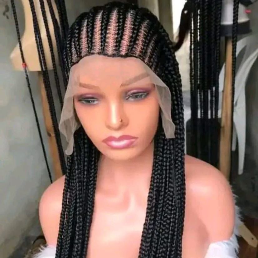 HANDMADE BRAIDED WIG - NO.B15 (1.1LBS) image 0